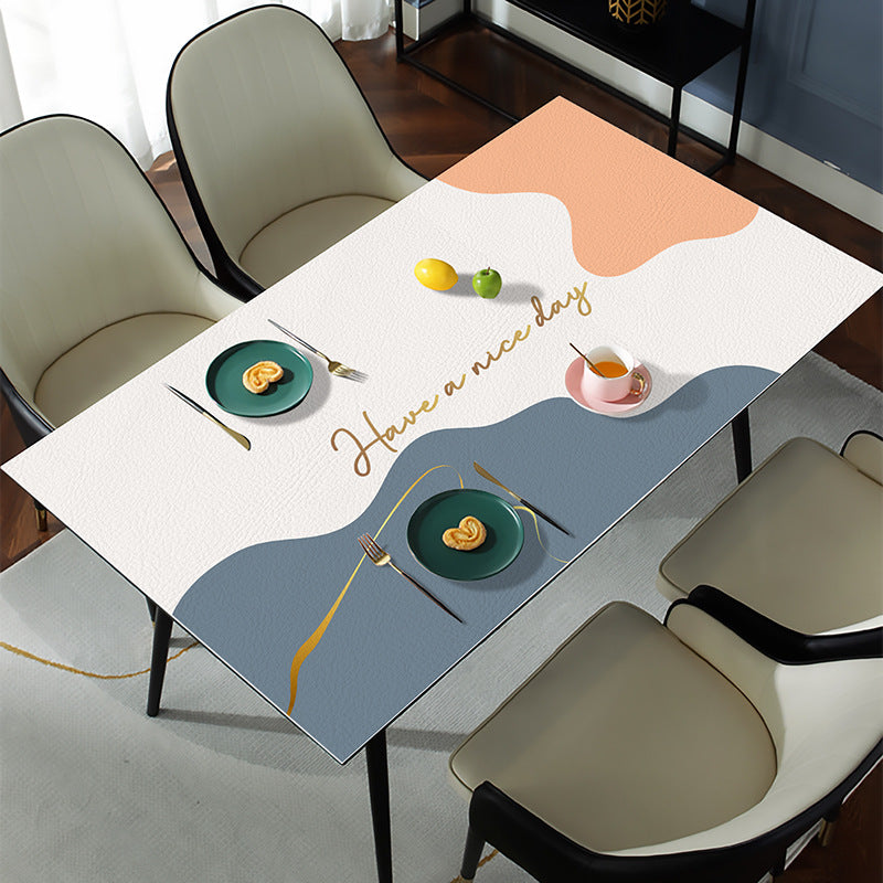 Elegant Marble Design Table Runner for Dining