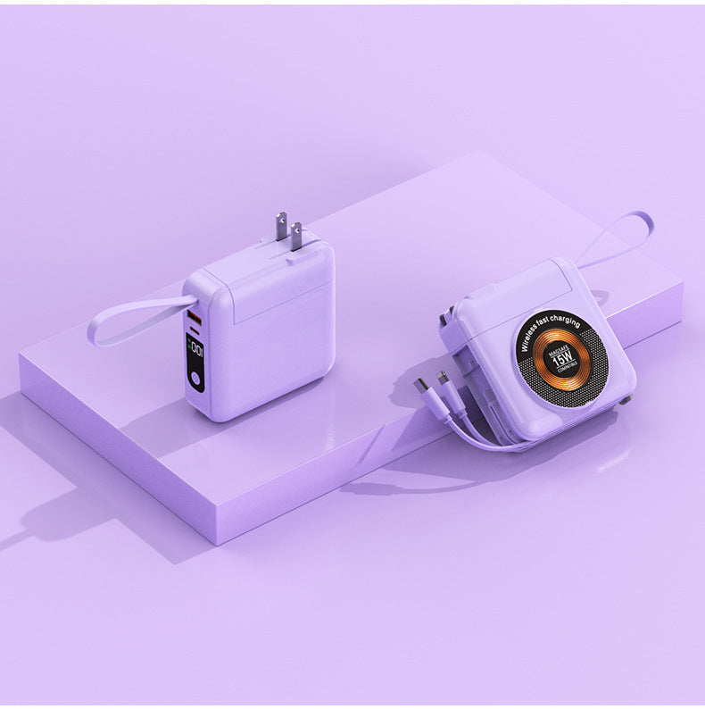 Portable charger with integrated wireless fast charging Stornfield