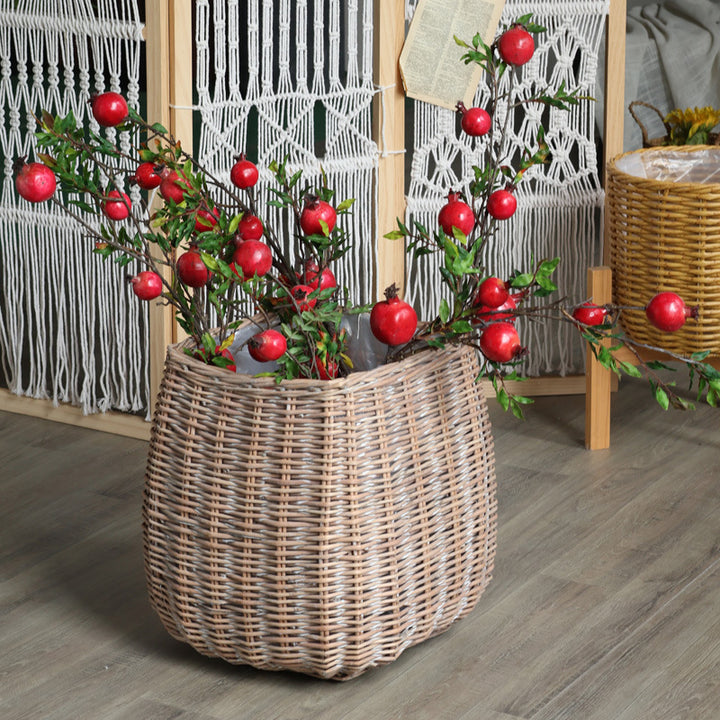 Large Handmade Laundry Basket with Natural Design Stornfield