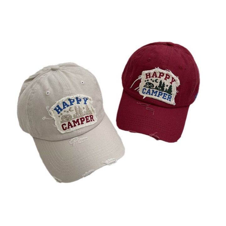 Men's Distressed Vintage-Inspired Baseball Cap Stornfield