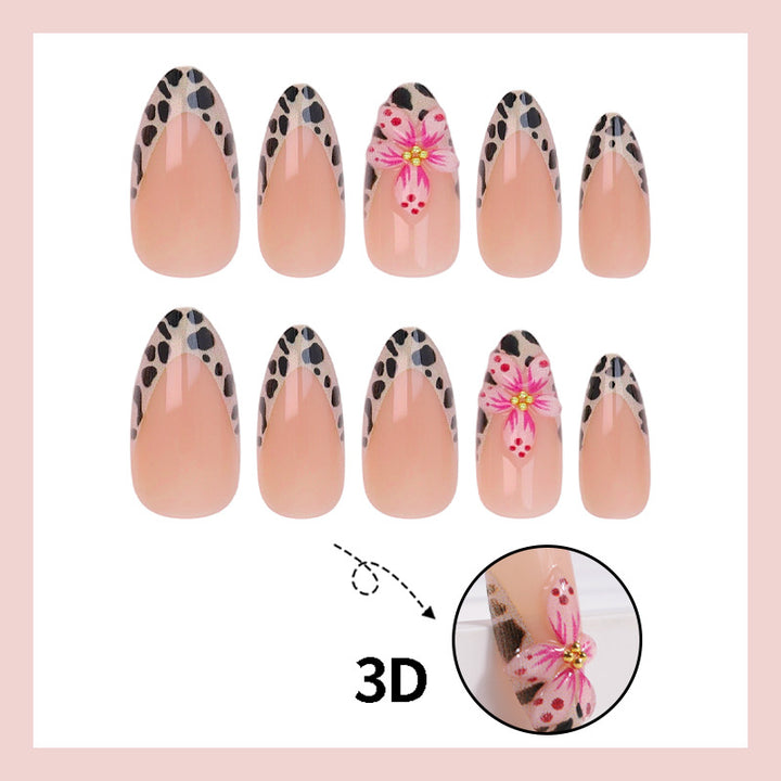 Nail art set with trendy floral designs and elegant dots Stornfield
