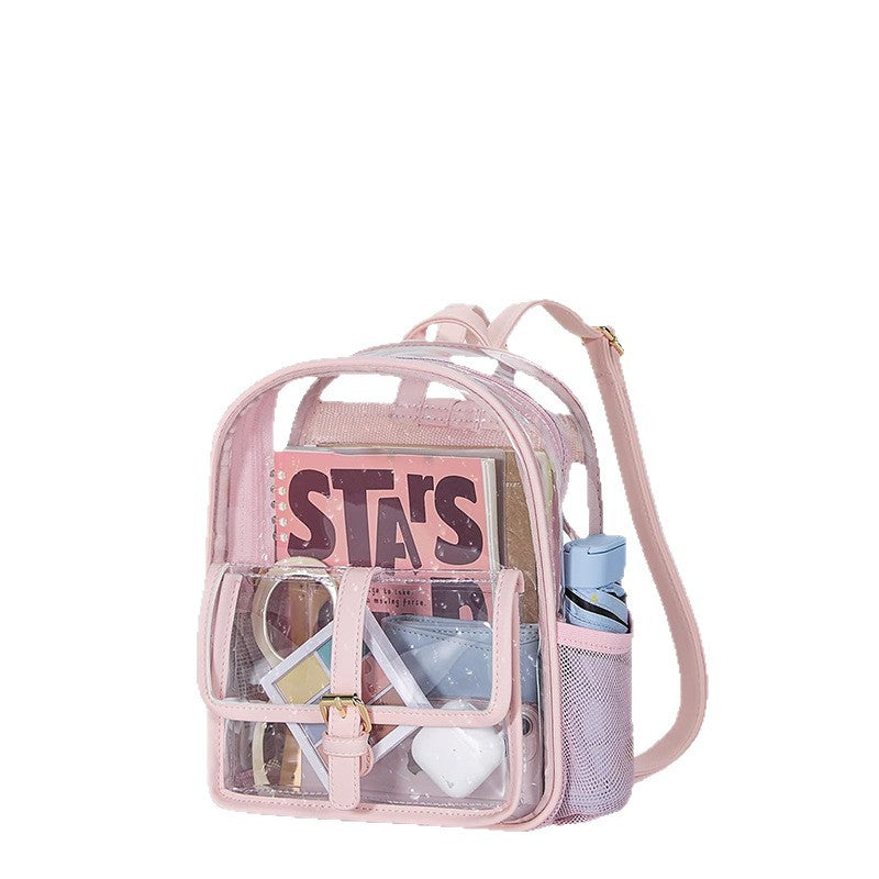 Transparent Backpack Bag with Organized Interior Stornfield