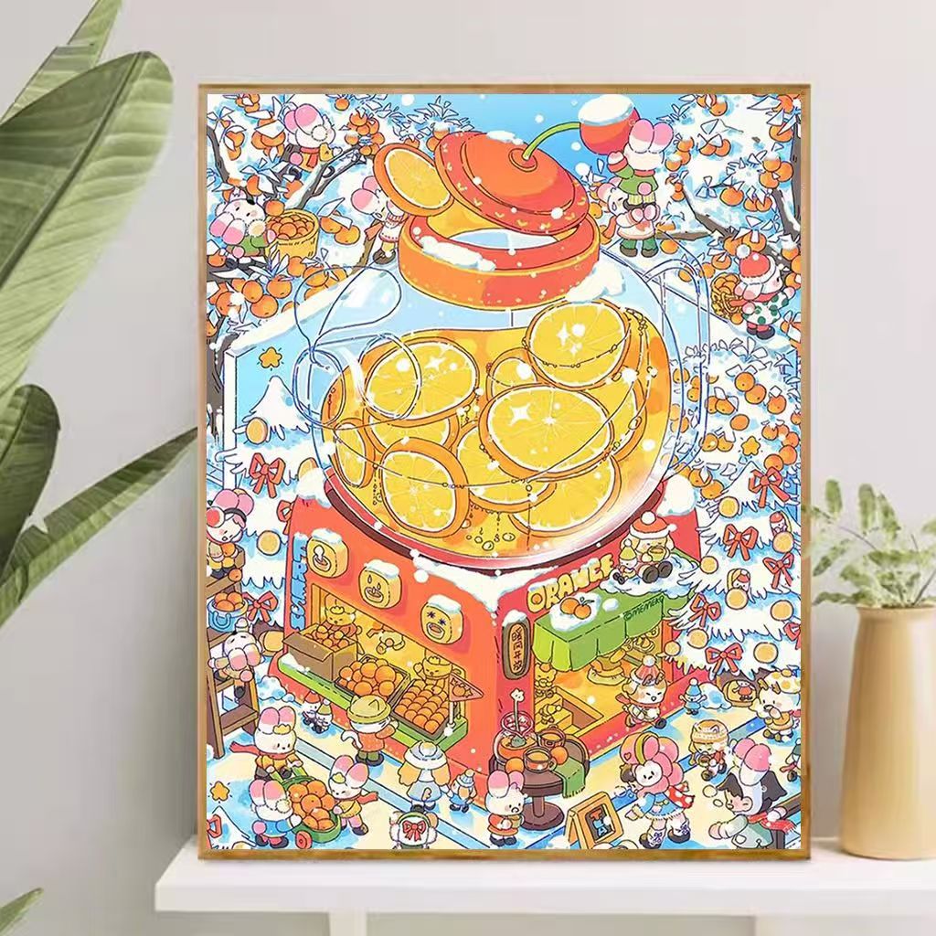 Playful Cartoon-Themed Art Canvas Stornfield