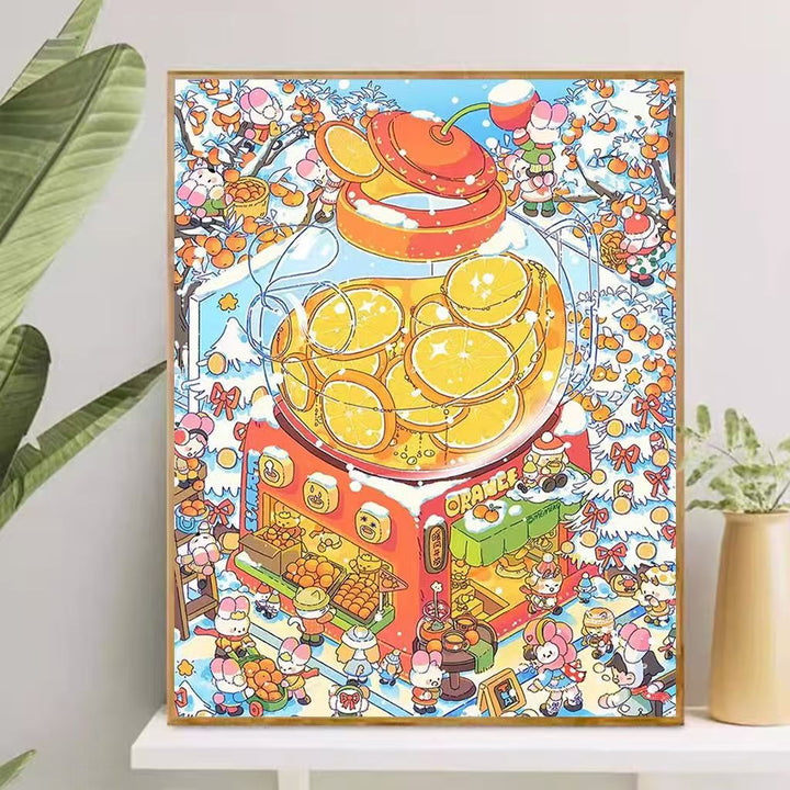Playful Cartoon-Themed Art Canvas Stornfield
