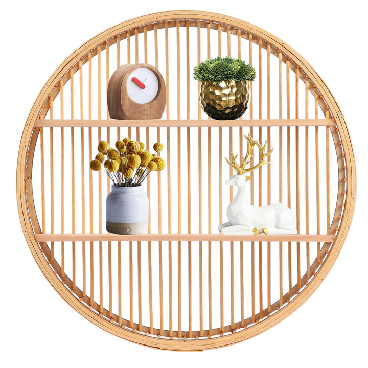 Floating Round Wall Shelf Stornfield
