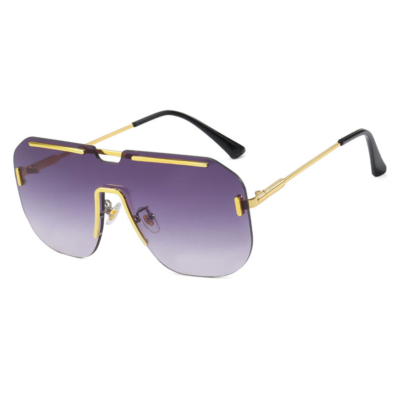Women's geometric sunglasses with stylish metal frame and UV protection Stornfield