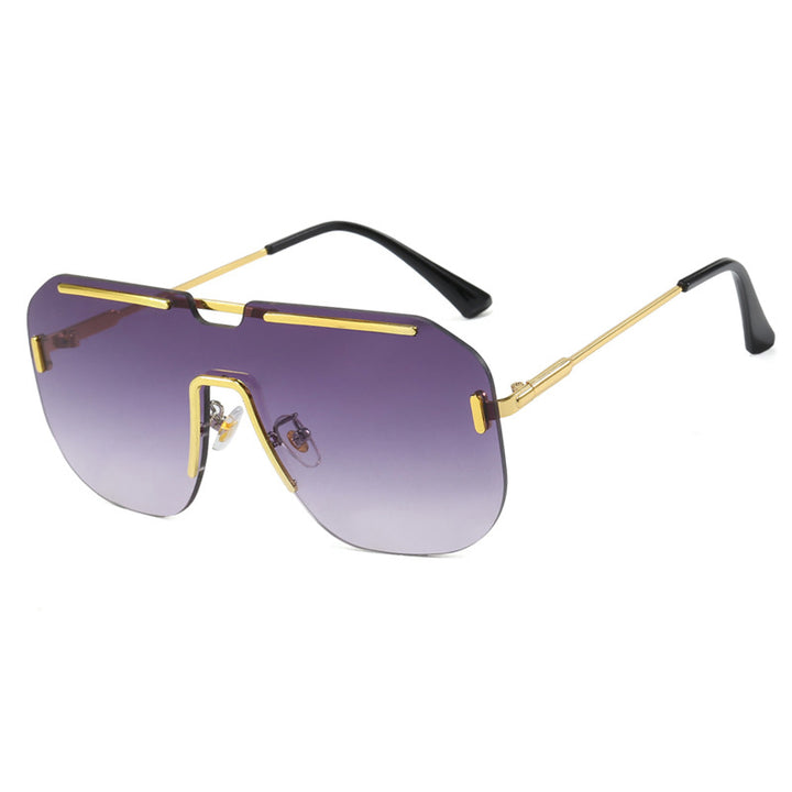 Women's geometric sunglasses with stylish metal frame and UV protection Stornfield