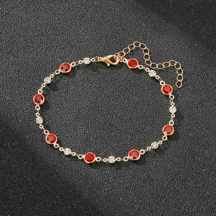 Elegant Rhinestone Chain Anklet Stornfield