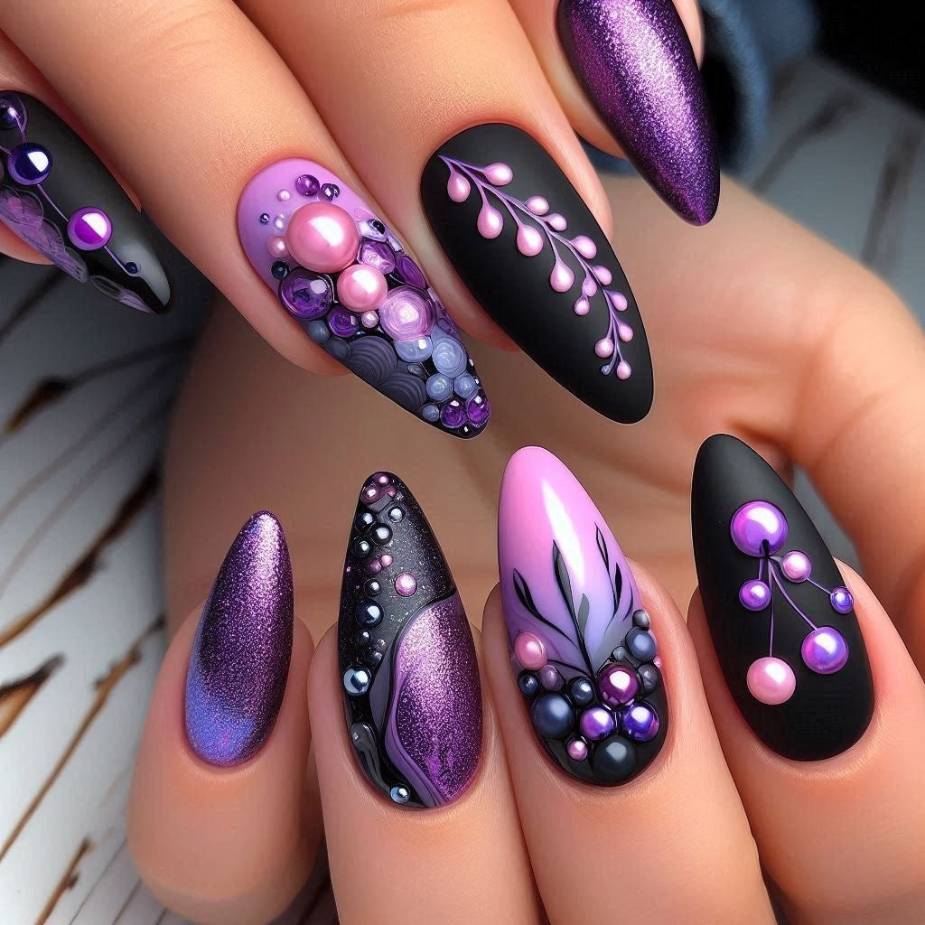 Artificial nails with creative designs Stornfield