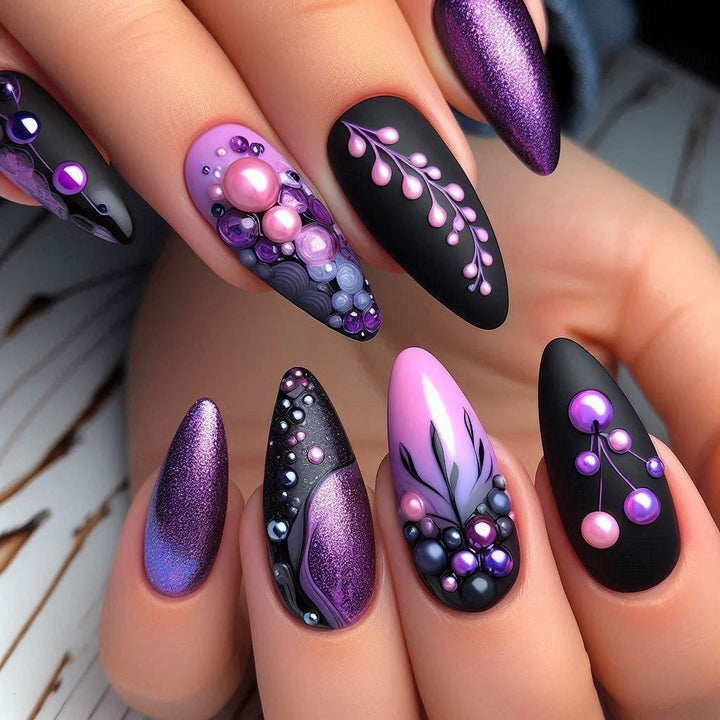Artificial nails with creative designs Stornfield