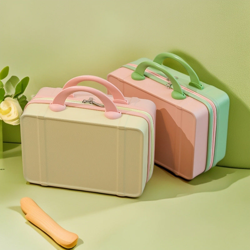 compact hard-shell cosmetic and travel vanity case with dual top handles Stornfield