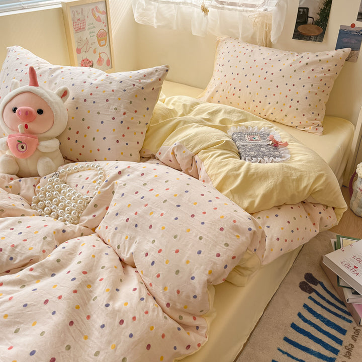 Children's Whimsical Cartoon-Themed Bedding Set