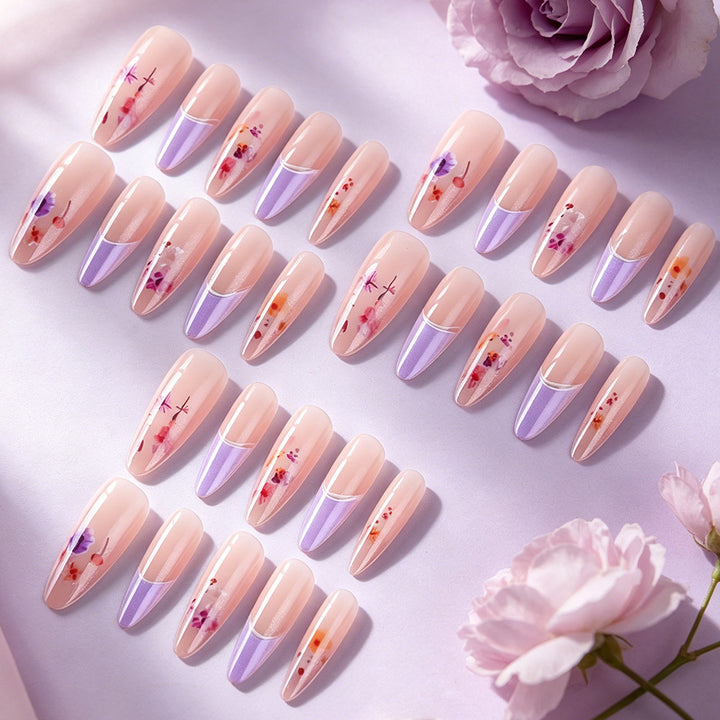 Floral Wedding Press-On Nails Stornfield