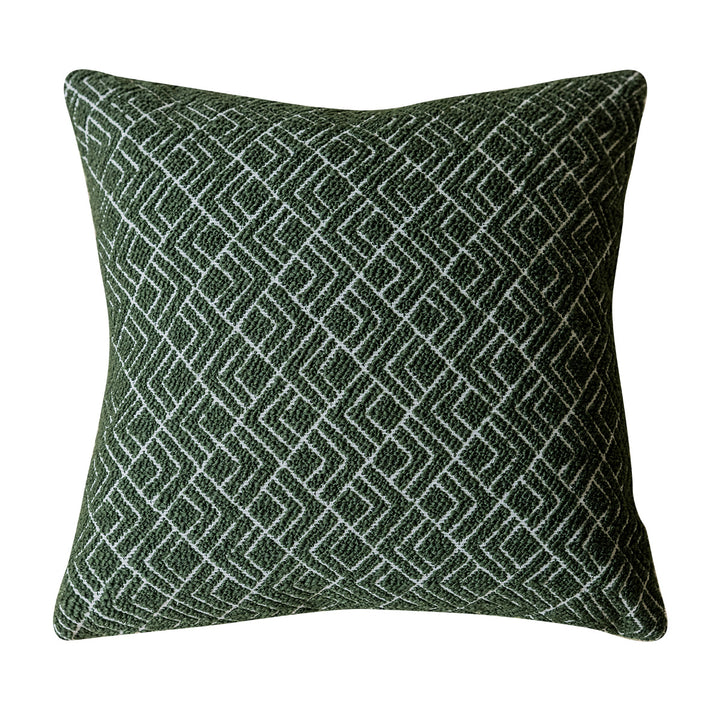 Decorative pillow with modern geometric pattern