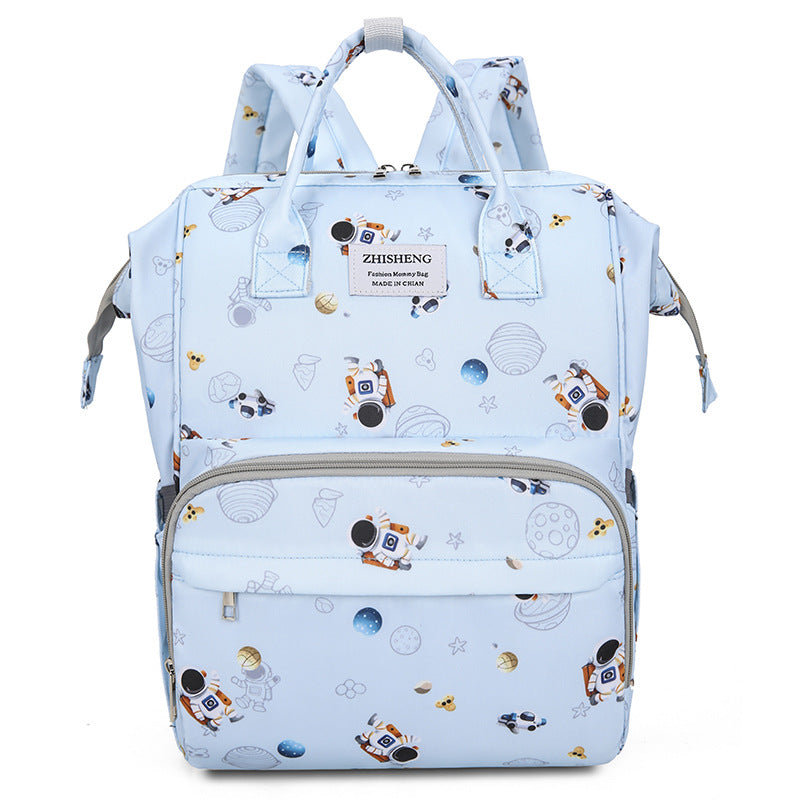 Cosmic-Themed Multi-Functional Diaper Backpack Stornfield