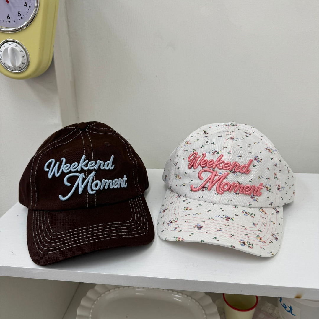 Women's Casual Cotton Baseball Cap with Embroidered Phrase Stornfield