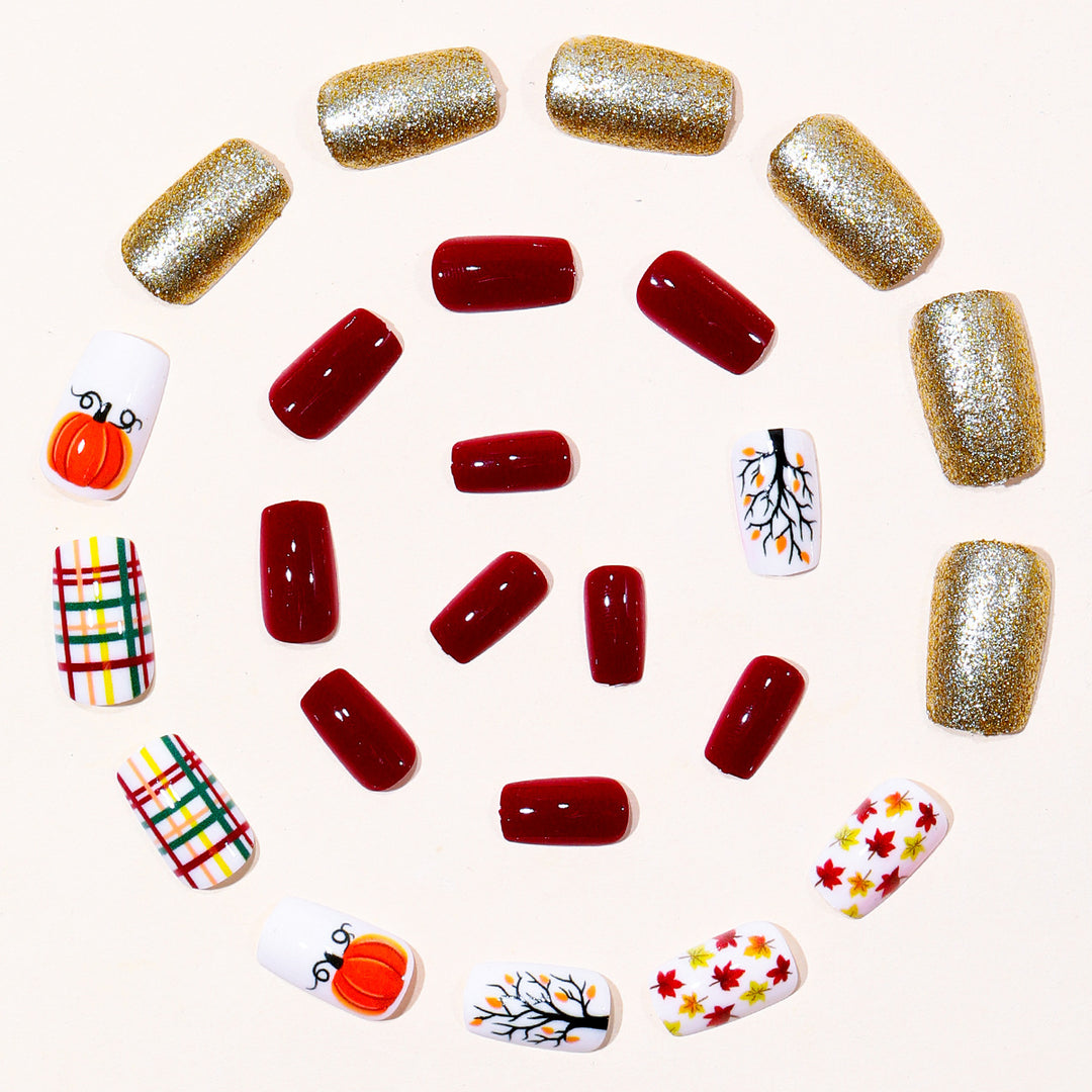 Seasonal Thanksgiving Nail Art Stornfield