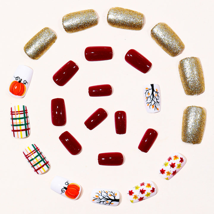 Seasonal Thanksgiving Nail Art Stornfield