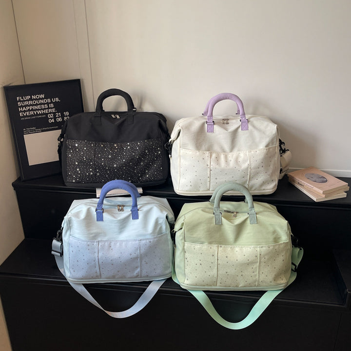 Elegant Sports Bag with Sparkling Star Pattern Stornfield