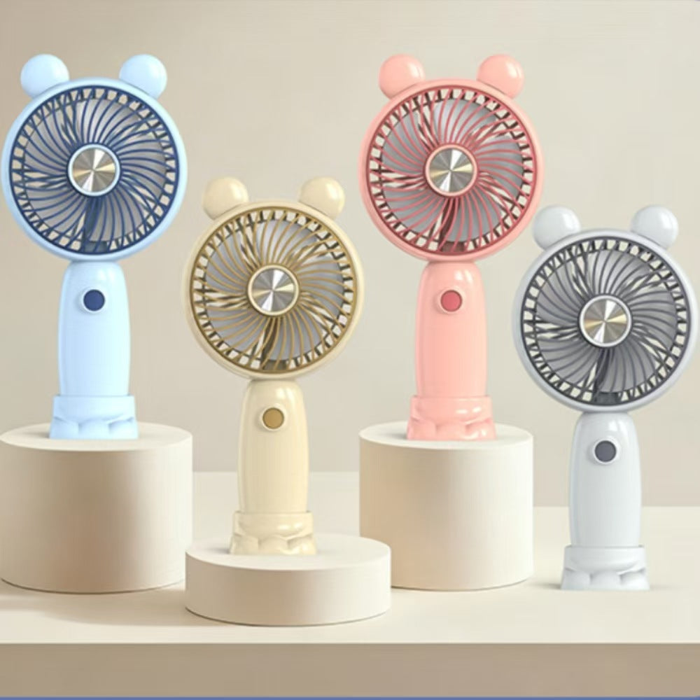 Ladies Portable Mini Fan with Cute Animal Design Stornfield