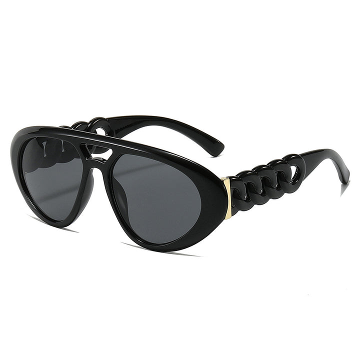 Fashion-Forward Oversized Shield Sunglasses Stornfield