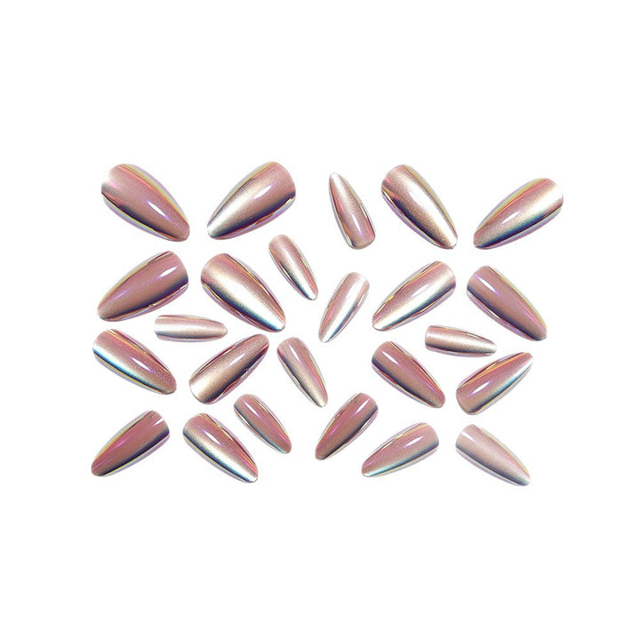 High-gloss artificial nails with elegant gradient Stornfield