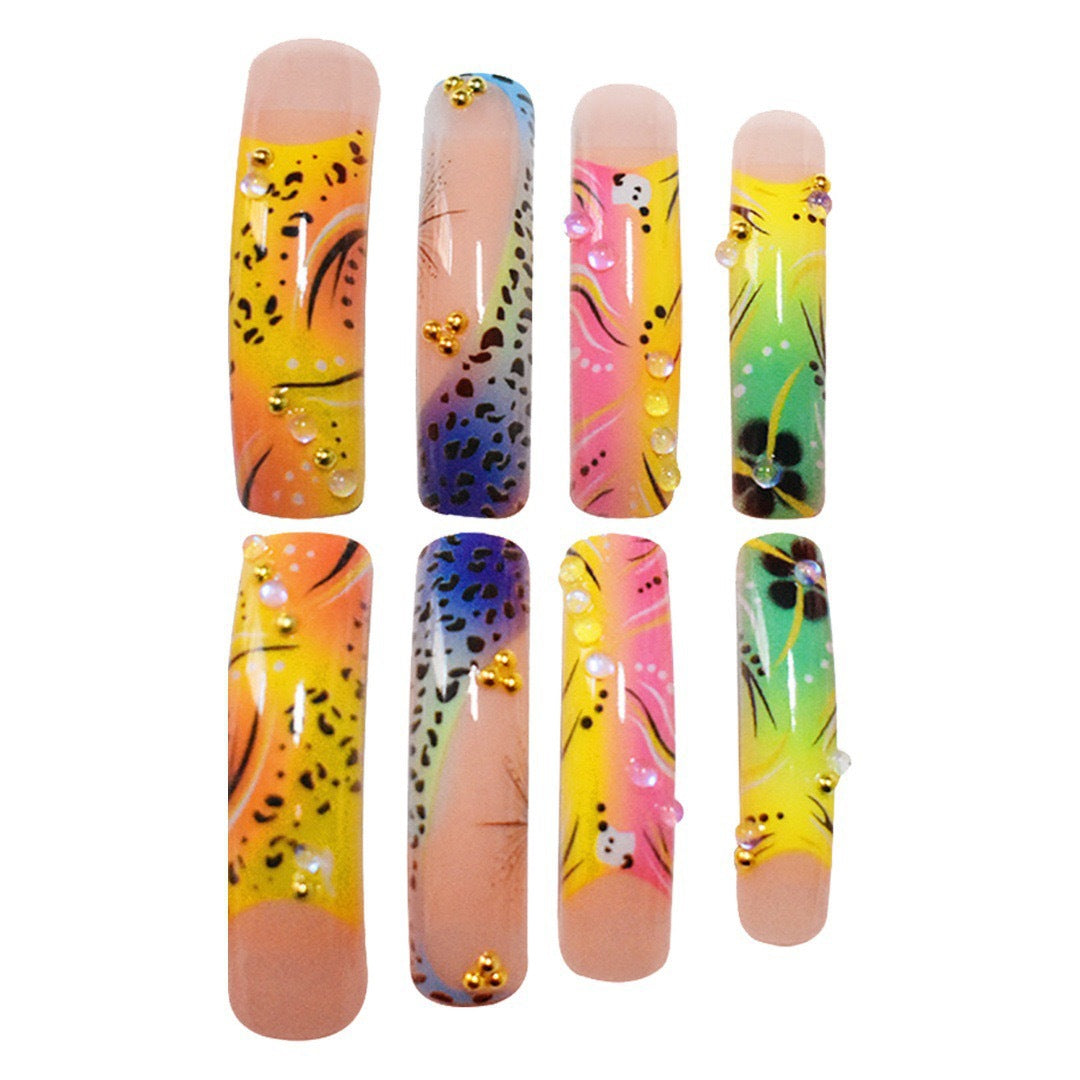 Colorful Artistic Nail Enhancements Stornfield