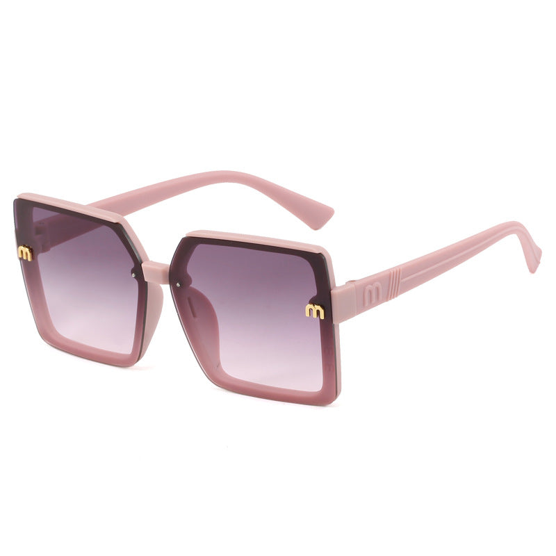 Women's stylish square sunglasses with mirrored gradient Stornfield