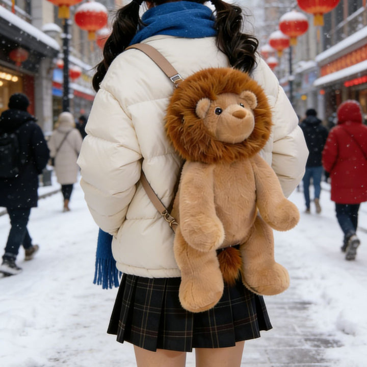 Plush Lion Backpack Stornfield