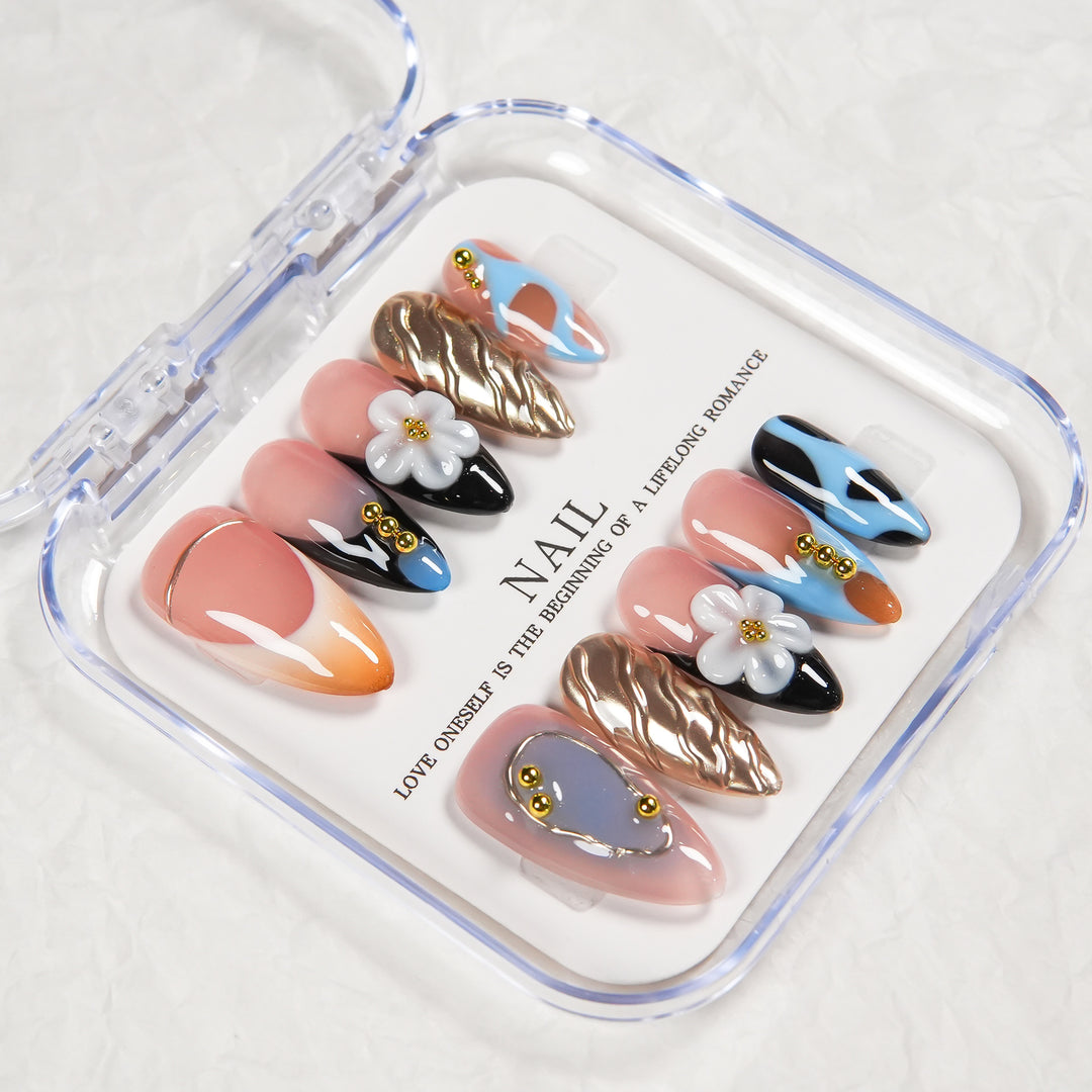 Artistic Glam Nail Set