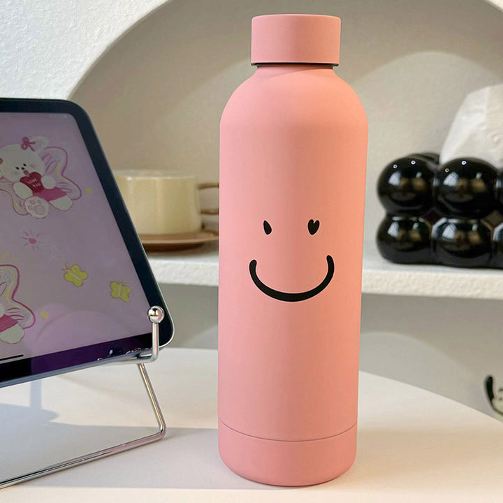 Women’s Insulated Bottle with Cheerful Smiley Design Stornfield