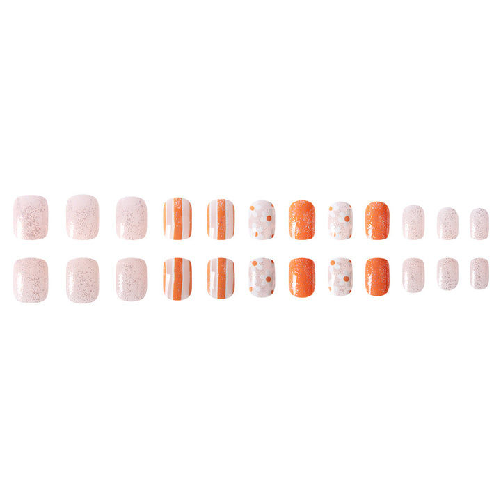 Artistic Glitter Press-On Nail Set Stornfield