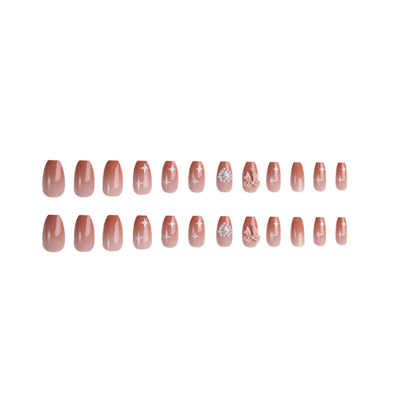 Elegant Decorative Press-On Nail Set