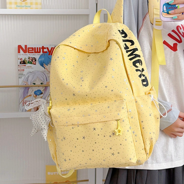 Star-Patterned Lightweight Backpack Stornfield
