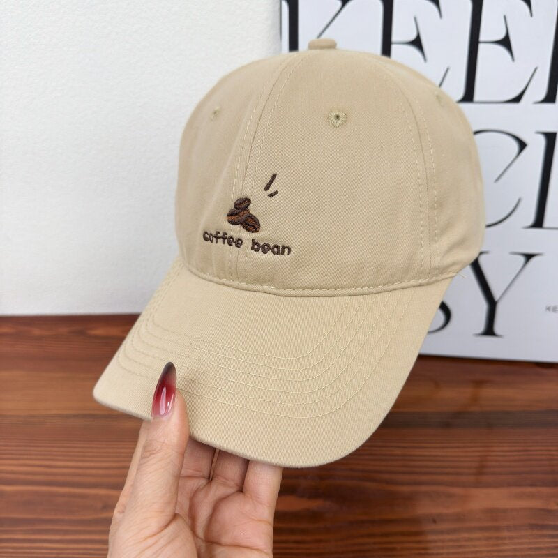 Women's Embroidered Coffee Bean Baseball Cap Stornfield