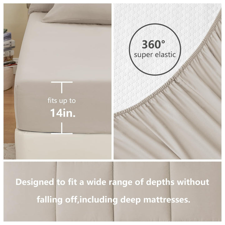 Women's quilted satin bedding set Stornfield