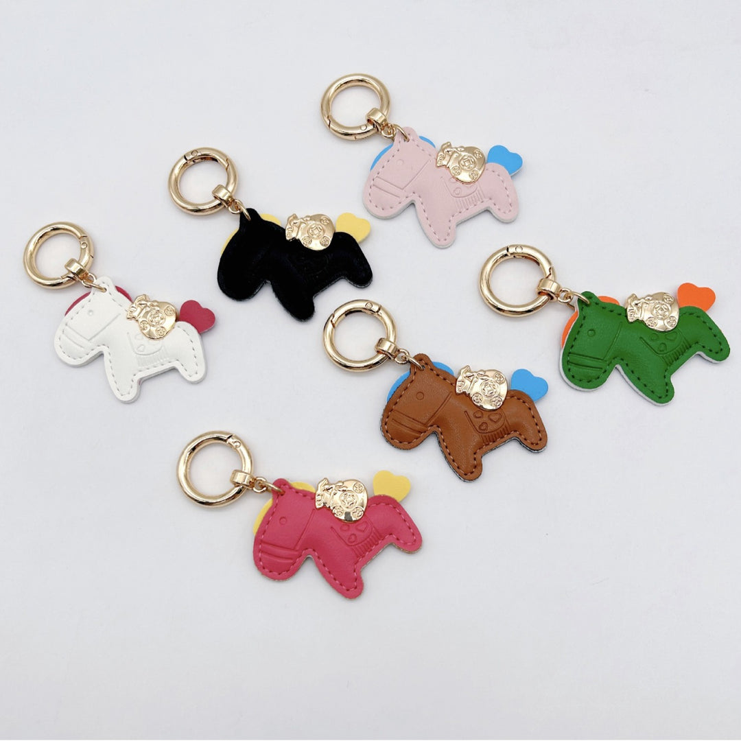 Animal-Shaped Leather Keychain Stornfield