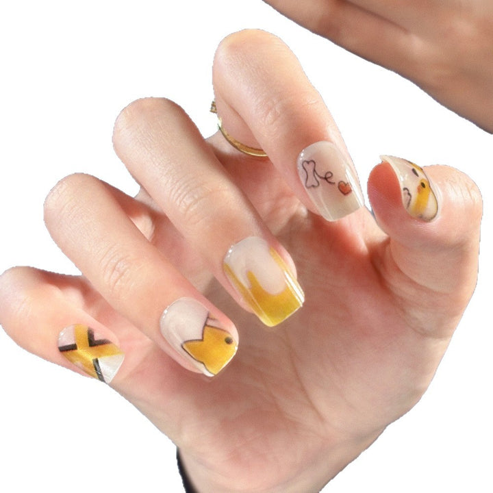 Adorable Animal-Themed Press-On Nail Set Stornfield