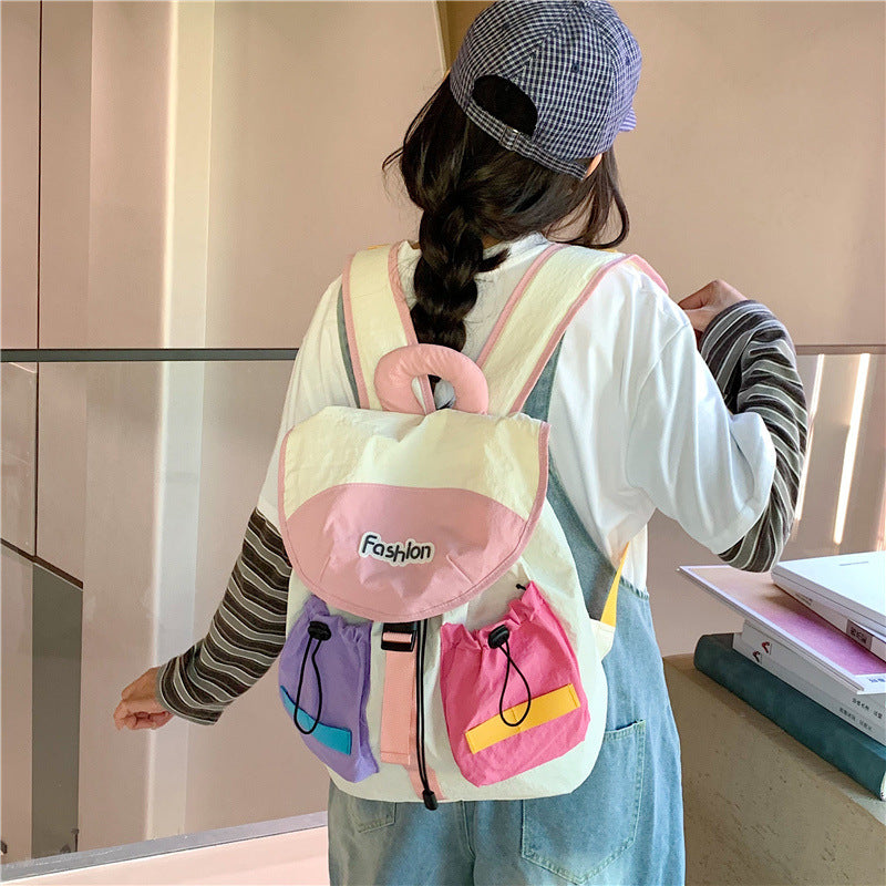 Colorful Multi-Pocket Casual Backpack Stornfield