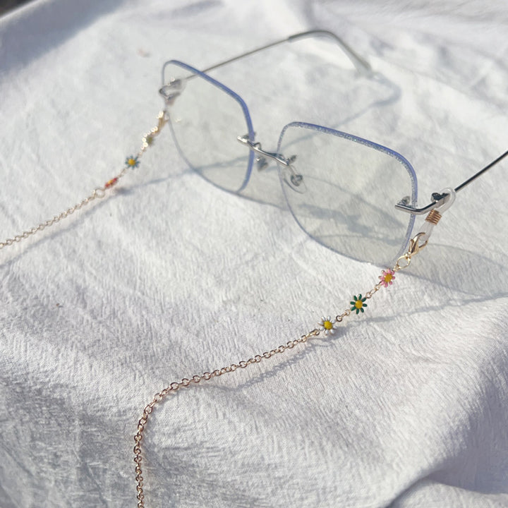 Floral-Accented Eyewear Chain Stornfield