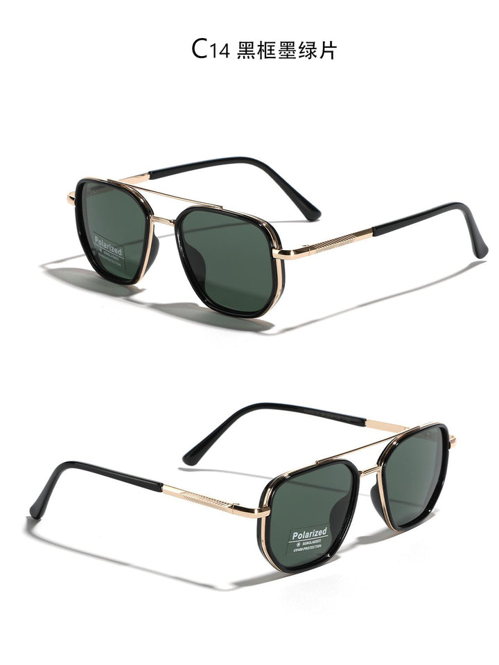 Women's Square Sunglasses with Polarized Lenses and Elegant Metal Frame Stornfield