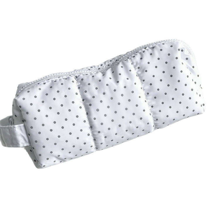 Quilted Polka Dot Shaped Pouch