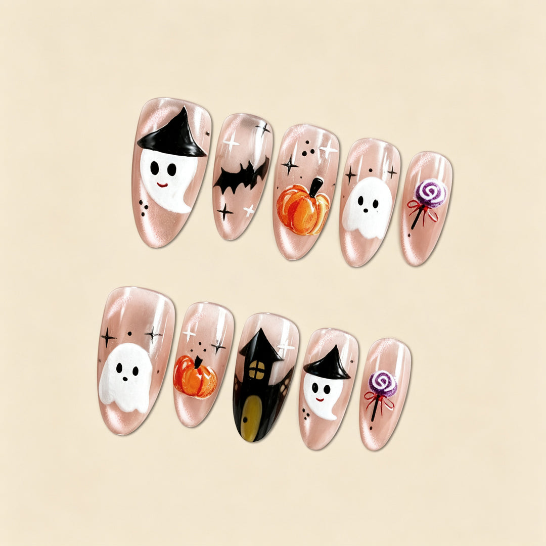 Creative Halloween Art Nail Set Stornfield