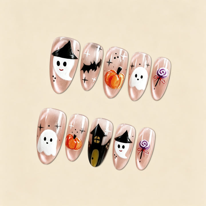 Creative Halloween Art Nail Set Stornfield