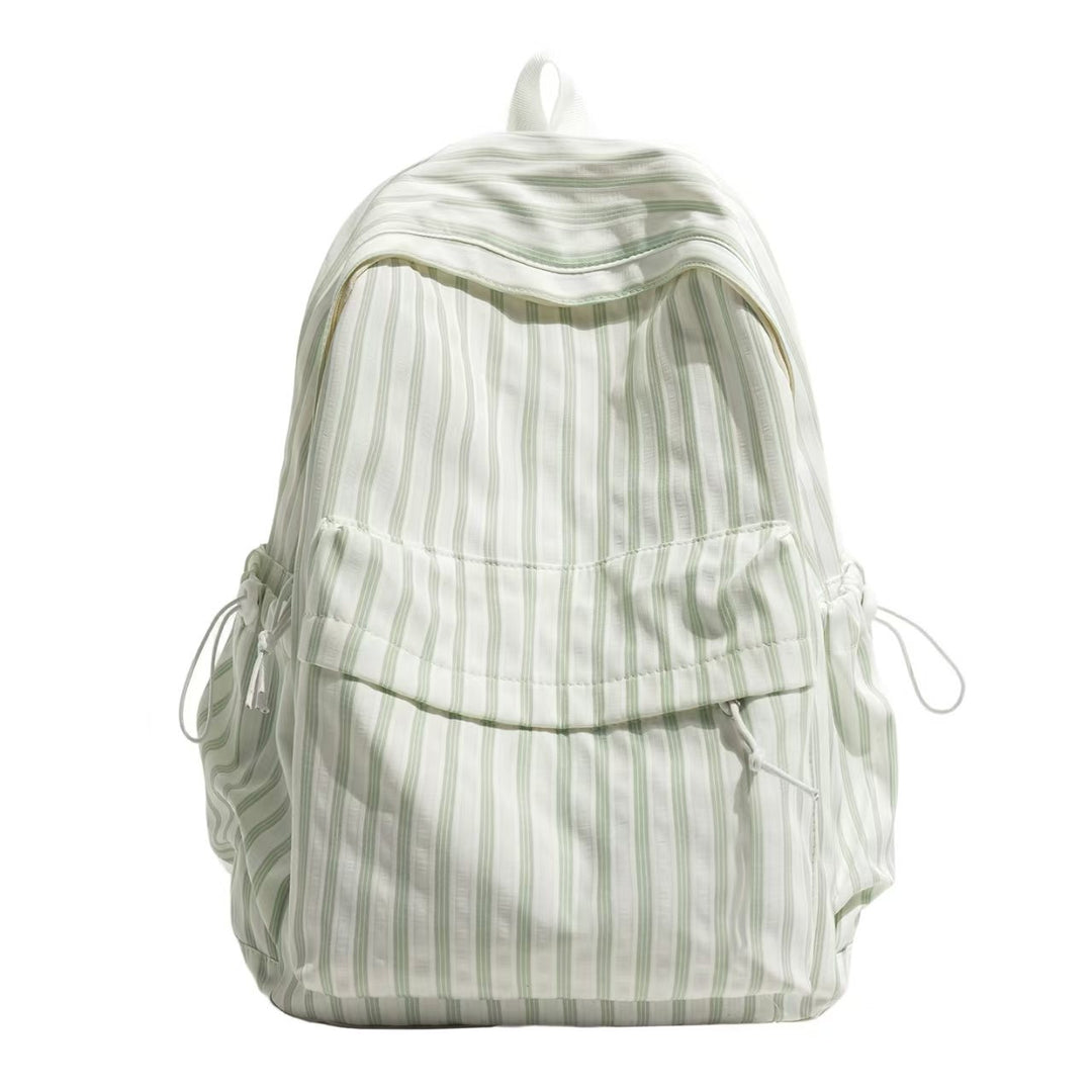 Backpack with Striped Design and Practical Side Pockets Stornfield