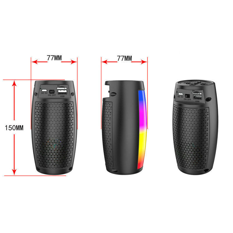 Women's Multifunctional Bluetooth Speaker with LED Light Effects Stornfield