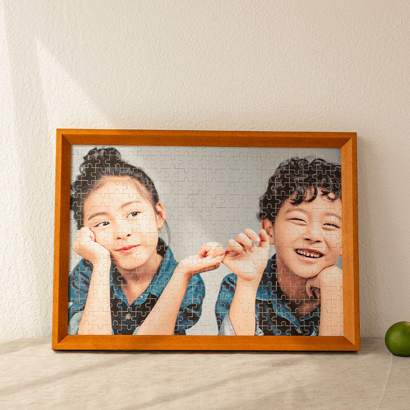 Puzzle Artwork Display Frame for Home Decor