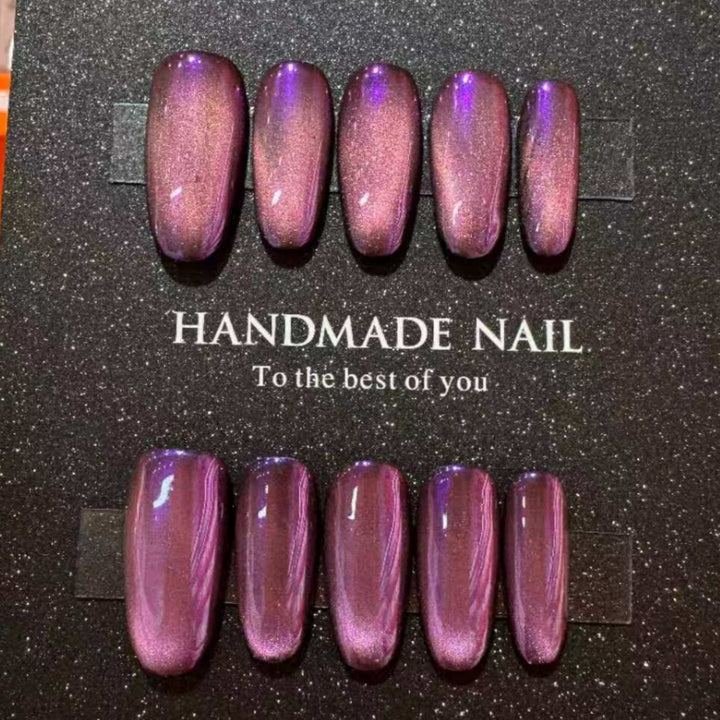 Handmade Glossy Press-On Nail Set