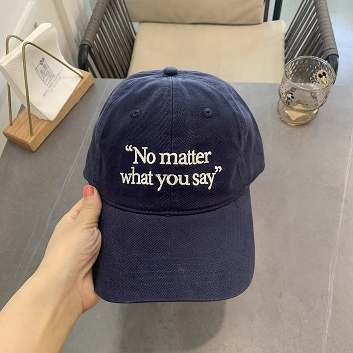 Women's Embroidered Motivational Phrase Baseball Cap Stornfield