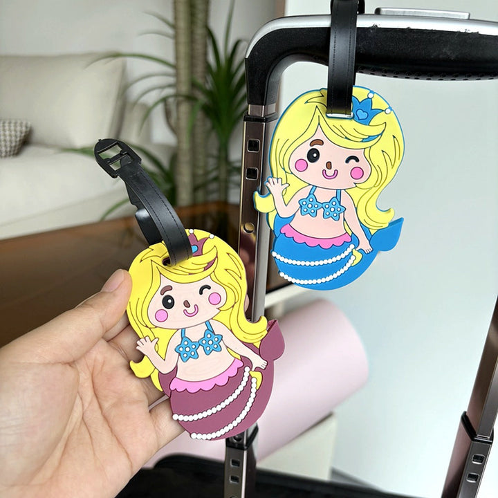 Mermaid-Themed Luggage Tag Stornfield